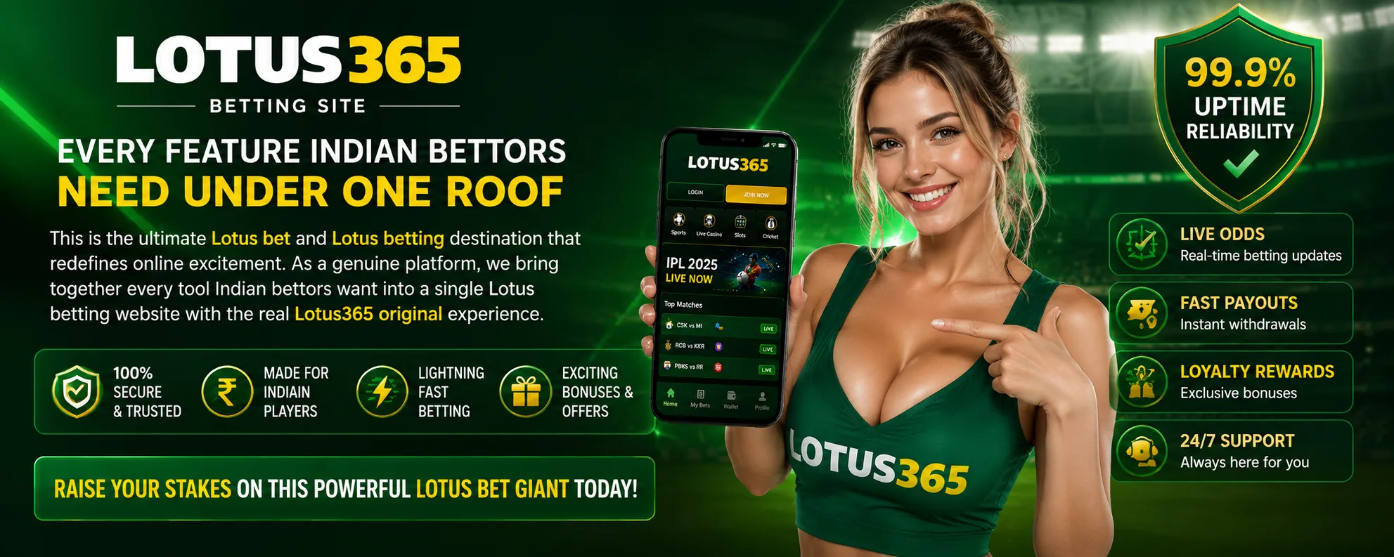 Lotus 365 Betting Site – Every Feature Indian Bettors Need Under One Roof