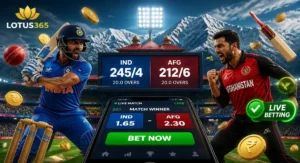 IND vs AFG 1st ODI – Match Preview, Team Squads, Venue & Live Betting with lotus365